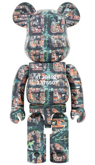 【预售】收藏系列 Be@rbrick 1000%系列 航拍巴塞罗那 商品图1