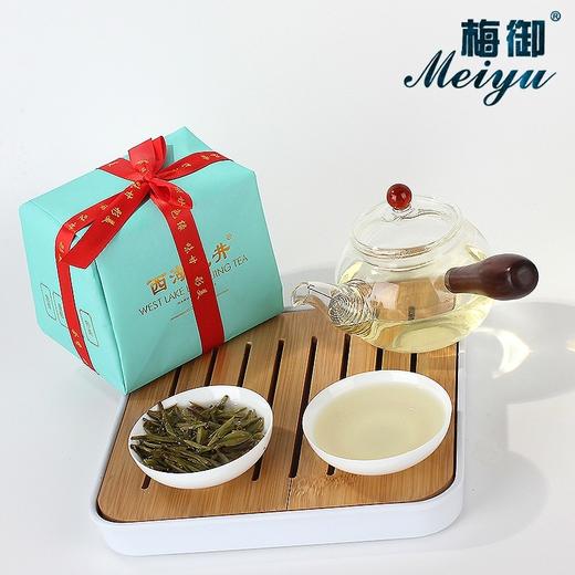 西湖龙井 明前梅御牌特级茶叶250g传统包绿茶春茶 商品图3