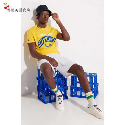 Superdry植绒Logo城市高校代表队T恤 商品图8