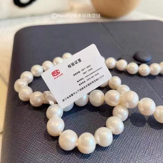 天然淡水珍珠项链 轻奢小众设计高级感锁骨链颈链复古配饰 商品图5