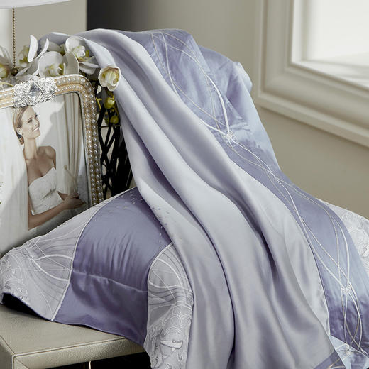 富安娜天丝素绣套件 床单四件套\萝拉 商品图3