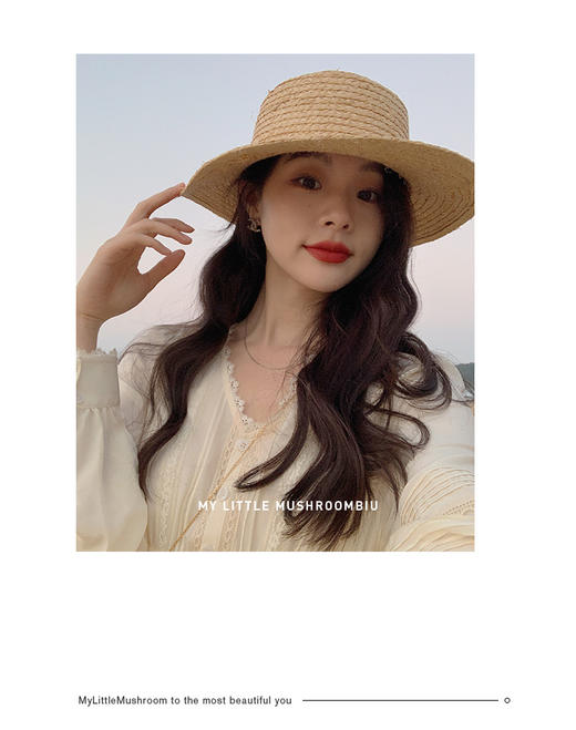 金蘑菇菇【北岛幻想曲】这个春天在等的那条小白裙收腰连衣裙 商品图7