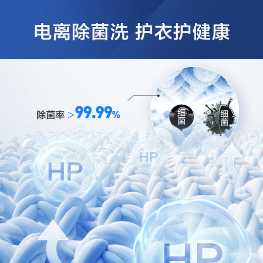 海尔12公斤大容量 波轮洗衣机全自动 直驱变频 健康桶自洁EB120B22Pro2 商品图2