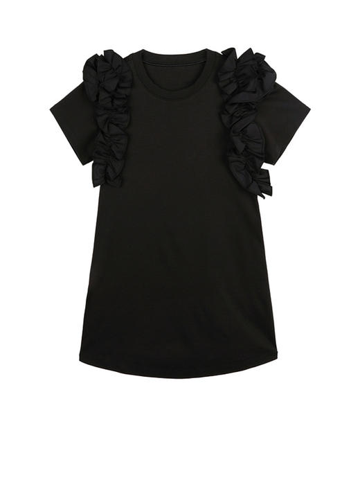 江南布衣 22年夏装新款 短袖连衣裙  1M3G31300 商品图4