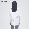 FIVE PLUS2022新款女夏装bf牛仔衬衫女中长宽松短袖衬衣刺绣图案2WN2014140 商品缩略图1