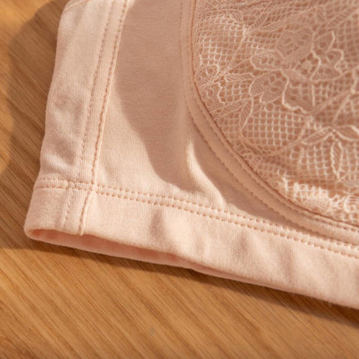 小护士无钢圈文胸中老年棉质胸罩内衣 大码前扣妈妈可调节文胸内衣SMB042 商品图4