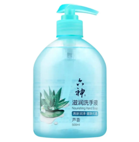 六神滋润洗手液芦荟500ml