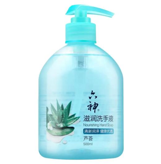 六神滋润洗手液芦荟500ml 商品图0