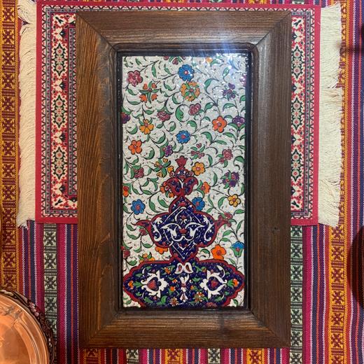 土耳其手绘陶瓷木框瓷砖10*20cm 商品图3