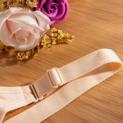 小护士无钢圈文胸中老年棉质胸罩内衣 大码前扣妈妈可调节文胸内衣SMB042 商品图7