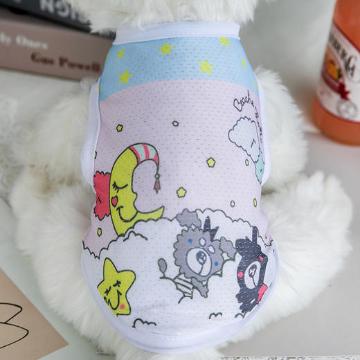 【不起球不变形】狗狗衣服夏装薄款法斗柯基巴哥透气冰丝棉防掉毛宠物背心 商品图5