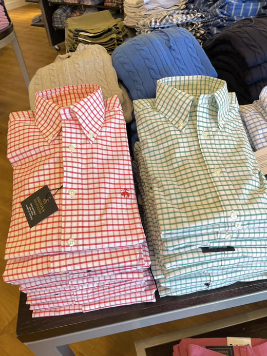 总统御用品牌！Brook brothers布克兄弟男士长袖衬衫 条纹格纹系列¥560到手！ 商品图2