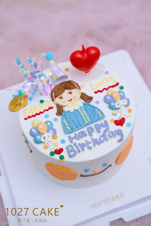 1027CAKE| 手绘蛋糕 小女孩 商品图2