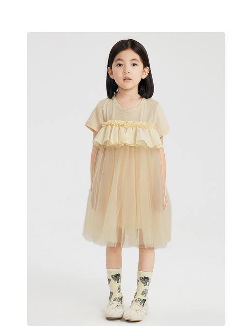 江南布衣  22年夏装新款短袖连衣裙  1M3G31280 商品图5