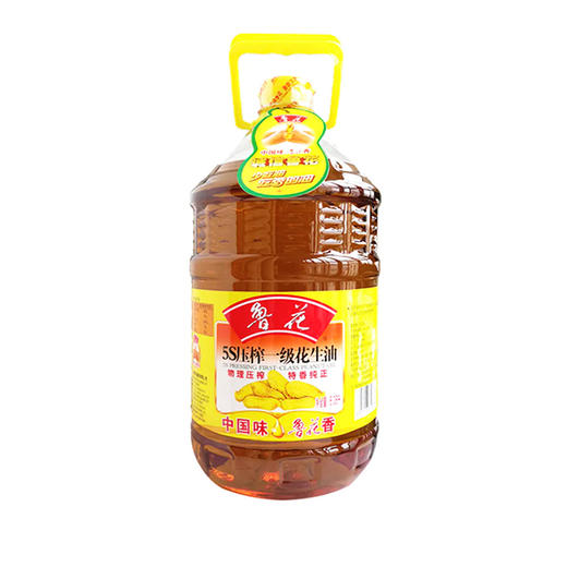 鲁花压榨一级花生油 6.08L 商品图0