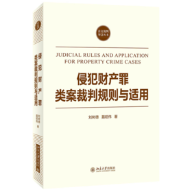 侵犯财产罪类案裁判规则与适用 刘树德，聂昭伟 北京大学出版社