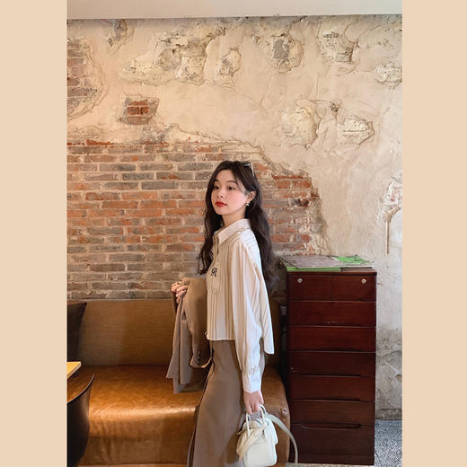 金蘑菇菇【Mulino日杂衬衫】青春洋溢超甜系百搭宽松条纹衬衫 商品图4