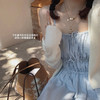 金蘑菇菇【春日幻想】设计感多版本法式温柔风吊带连衣裙 商品缩略图7