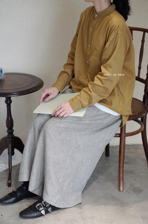 RINEN卡其/白色衬衫 商品图4