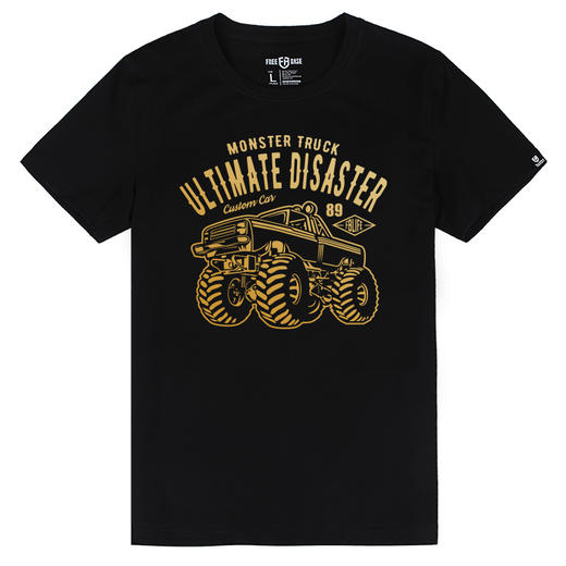 自由基地FREEBASE硬派改装越野车图案印花短袖T恤衫夏季半袖汗衫 NMT-1861 商品图3