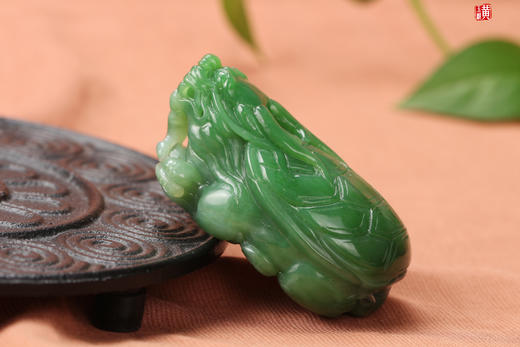 和田碧玉龙龟 摆件 商品图1