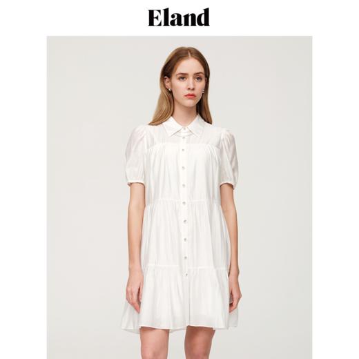 ELAND衣恋清新气质初恋温柔感连衣裙EEOWC25H3M 商品图4