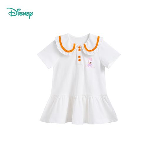 迪士尼夏季新品女童娃娃领可爱短袖连衣裙 商品图5