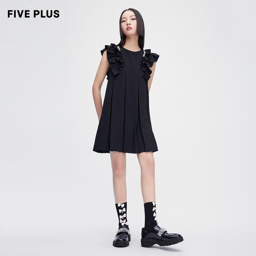 FIVE PLUS2022新款女夏装设计感连衣裙2WN2084150 商品图3