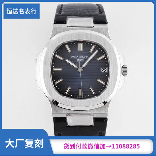 PPF厂 百达翡丽 鹦鹉螺Nautilus 机械男表直径：40mm厚度：8.5mm多少钱 商品图0