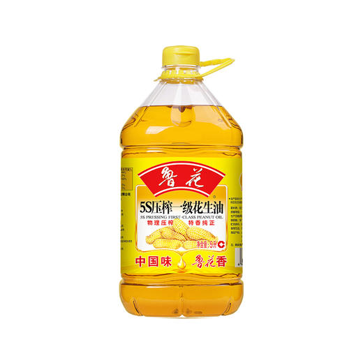 鲁花5s压榨一级花生油 5L 商品图0