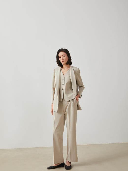 Semplicita | U05 Mae Pants 米色西装裤  商品图3