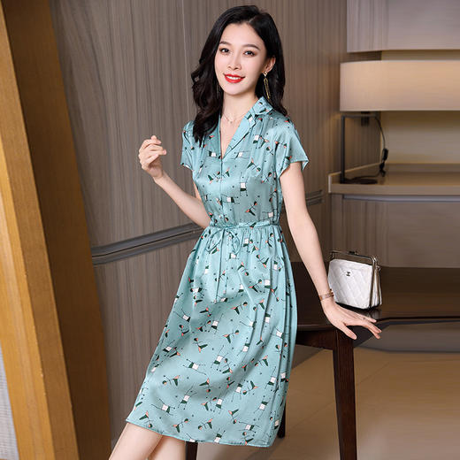 ASE-9303气质韩版优雅女士连衣裙 商品图0