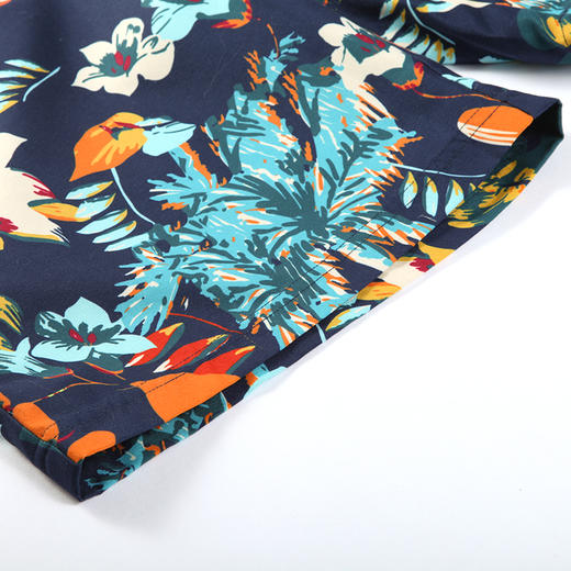 舒雅新款沙滩裤速干宽松印花家居梭织布中裤39/19932P 商品图2