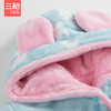 Threegun三枪 【双层印花法兰绒】女童全开襟长袖家居套儿童家居服睡衣-8D008D011 商品缩略图2