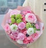 【永远十八】粉色玫瑰混搭花束 商品缩略图0