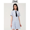 ELAND衣恋褶皱设计衬衣型连衣裙EEOWC25H1C 商品缩略图4
