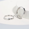 【相守对戒】Fanci范琦银饰对戒925银男女款对戒活口对戒刻字情侣生日礼物 商品缩略图3