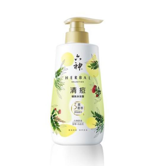 六神清痘健肤沐浴露（甘草+马齿笕）450ml 商品图0