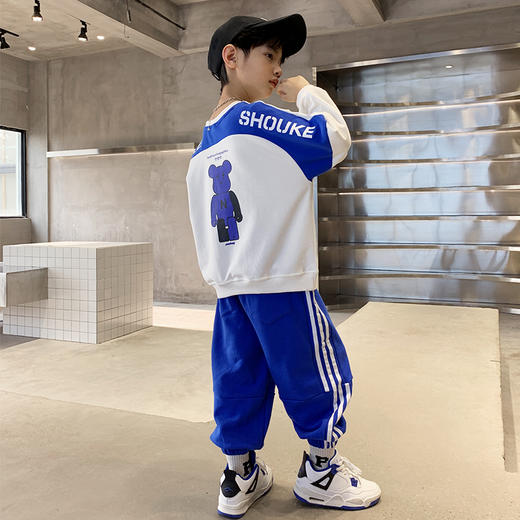 裁缝学苑TQ21 男童休闲卫衣卫裤纸样套装儿童运动裤衣服打版裁剪 商品图1