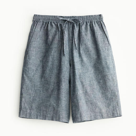 舒雅男装中裤休闲夏秋家居简约运动短裤沙滩裤39/18481P 商品图0