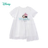 迪士尼童装 女童短袖连衣裙夏新款儿童裙子网纱公主裙假两件 商品缩略图3