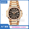 JJ厂百达翡丽Nautilus系列玫瑰金镶钻石英女表7010/1R-010 直径32mm 原装Cal.E 23-250 S C石英机芯（复刻手表） 商品缩略图0