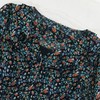 VIVIAN LIU R2233002春女装新款雪纺小碎花荷叶边两件套短袖上衣 商品缩略图2