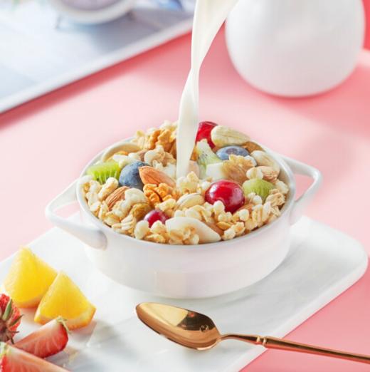 洽洽早餐每日坚果原味燕麦片15日装525g （内赠240ml坚果乳*2） 【BC】【QQ】 商品图3