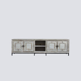 NS家居nsfurniture客厅进口美式实木镜面电视柜NSCB-26157B