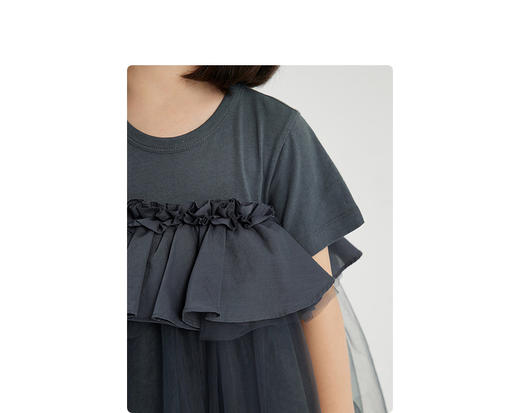 江南布衣  22年夏装新款短袖连衣裙  1M3G31280 商品图2