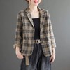 裁缝学苑AQ31 西装外套纸样女装衣服新款短款棉麻格子上衣裁剪图 商品缩略图2