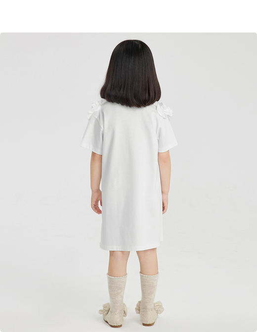 江南布衣 22年夏装新款 短袖连衣裙  1M3G31300 商品图7