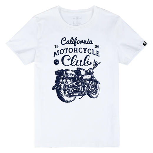 自由基地机车摩托车图案motorcycles美式复古印花潮男圆领半袖T恤 NMT-1860 商品图3