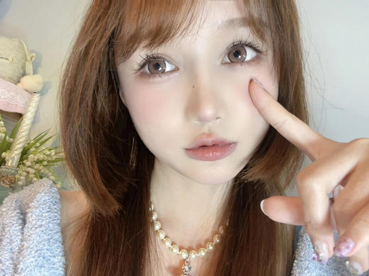 日抛 黎雾 初胭褐 14.5mm  10片 含硅水凝胶 日抛无售后 mirage【1盒1个度数 不同度数拍2盒】 商品图5